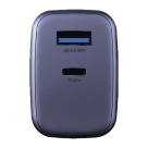 Сетевое зарядное устройство Energea AmpCharge 45 AVS мощностью 45–60 Вт (USB-C, USB-A) (GaN) - фото 2